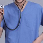 ست اسکراب پزشکی سیزگی آبی آسمانی