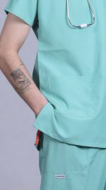 ست اسکراب پزشکی سیزگی سبز - Image 5