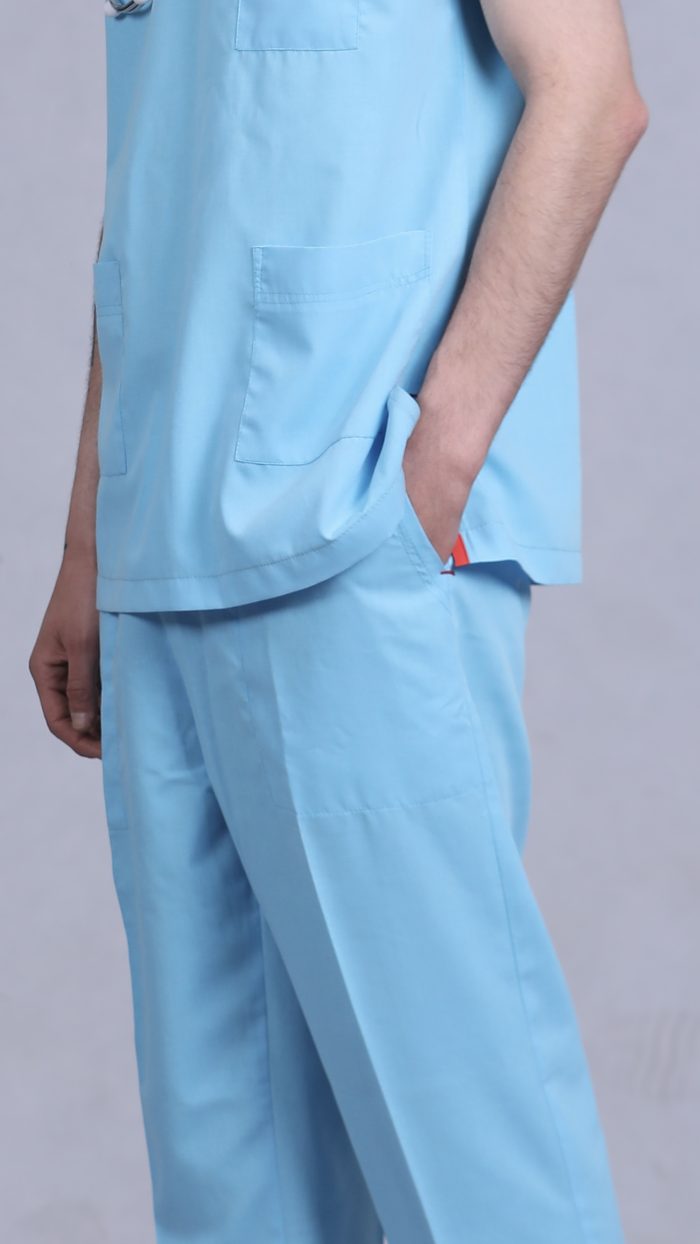 ست اسکراب پزشکی سیزگی آبی روشن - Image 7