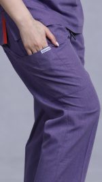 ست اسکراب پزشکی سیزگی بنفش - Image 4