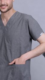 ست اسکراب پزشکی سیزگی طوسی - Image 8