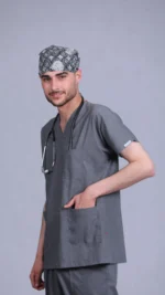 ست اسکراب پزشکی سیزگی طوسی - Image 2