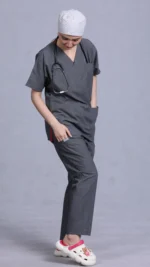 ست اسکراب پزشکی سیزگی طوسی - Image 3
