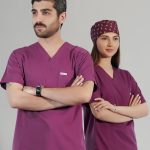 ست اسکراب پزشکی فیگز بنفش