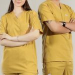 ست اسکراب پزشکی فیگز زرد