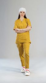 ست اسکراب پزشکی فیگز زرد - Image 2