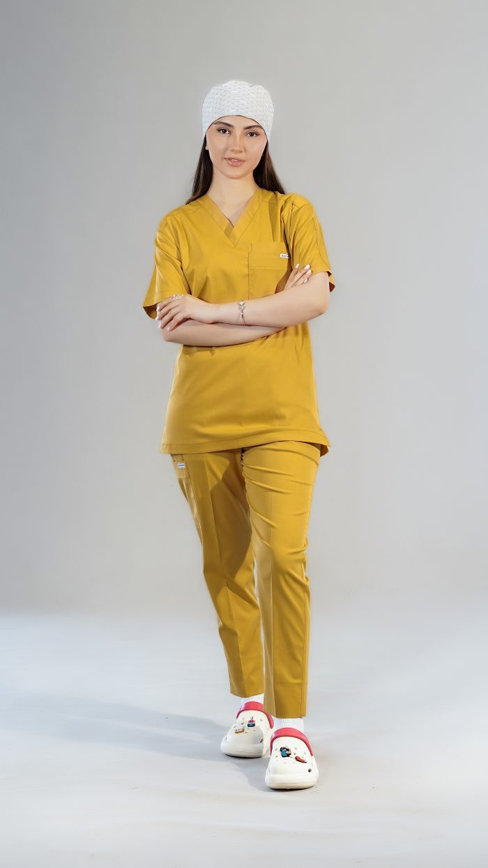 ست اسکراب پزشکی فیگز زرد - Image 2
