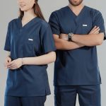 ست اسکراب پزشکی فیگز آبی نفتی