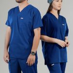 ست اسکراب پزشکی فیگز آبی کاربنی