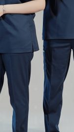 ست اسکراب پزشکی فیگز آبی نفتی - Image 8